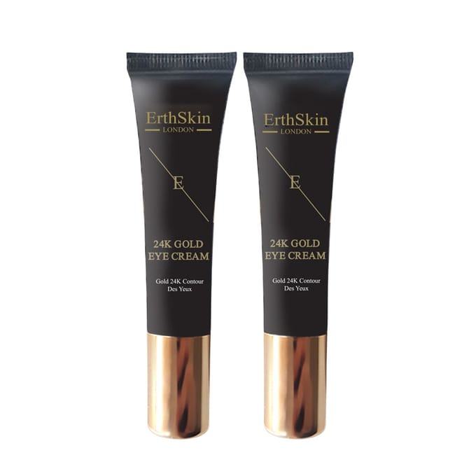 ErthSkin London CRÈME VOOR ONDER DE OGEN 24K GOUD 1