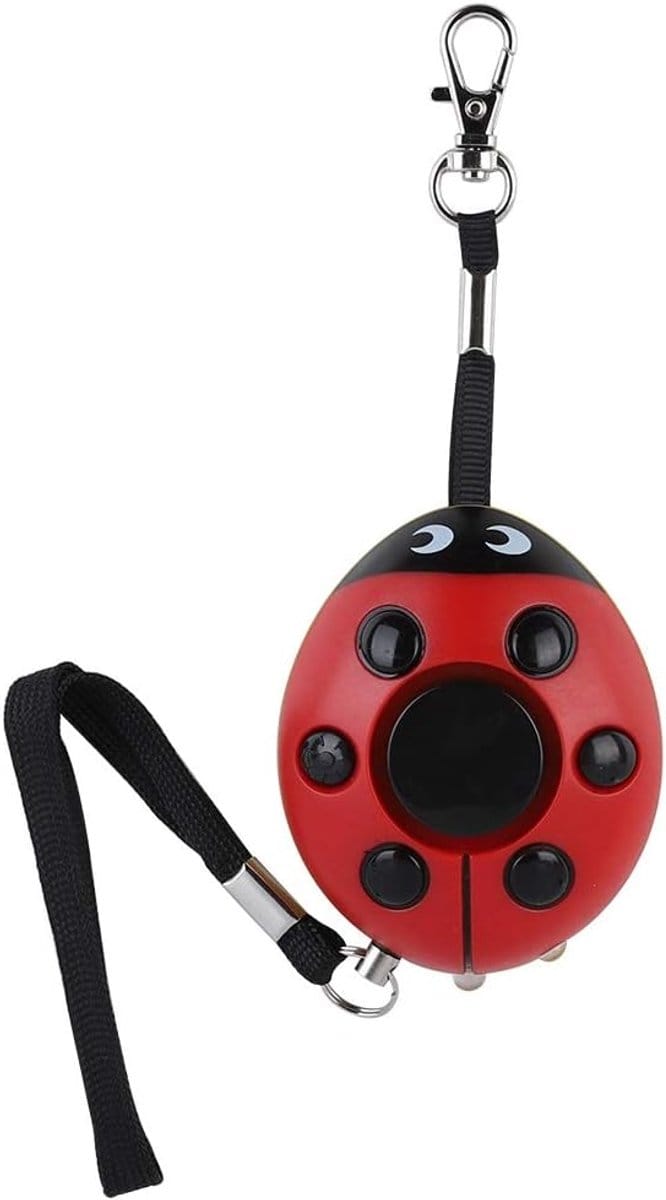 Persoonlijk Alarm - Veiligheidssirene - Zelfbescherming - 120 Decibel - 68 cm - Rood