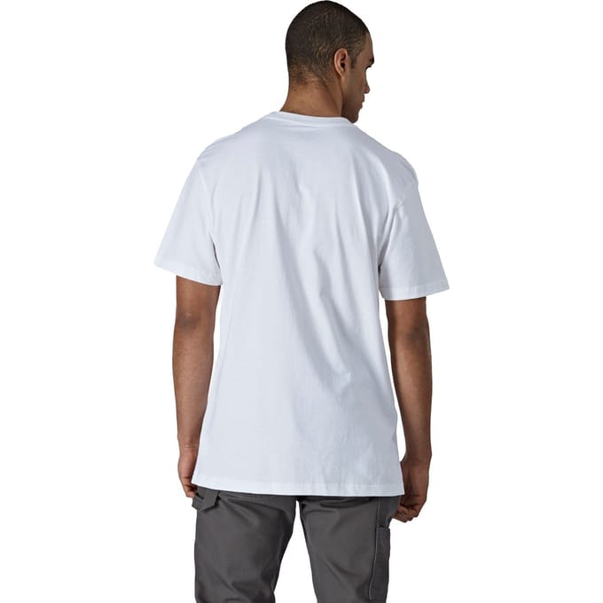 Dickies Korte Mouwen Katoenen Mannen Witte T-Shirt