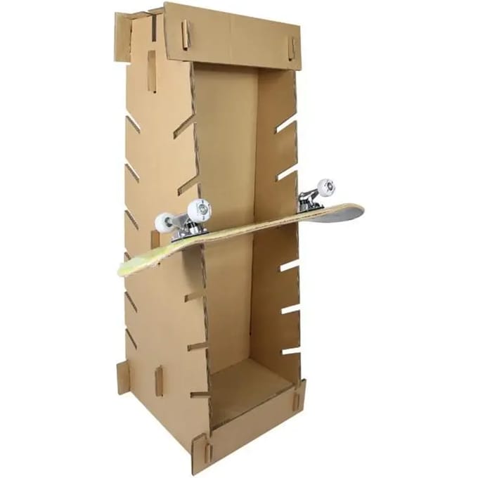 Kartonnen opbergrek voor skateboards Pro Acro