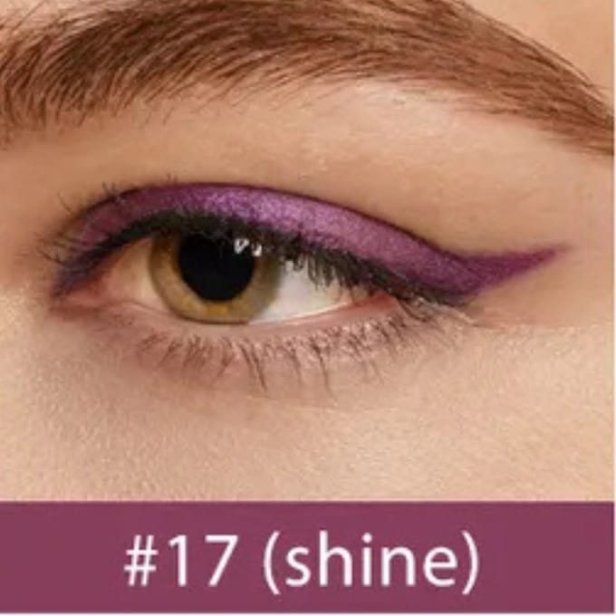 Waterproof Shiny Gel Eyeliner - 17 Burgundy - 0.2g