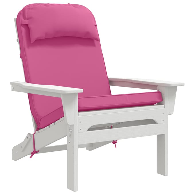 vidaXL - Zon - Ligzitzak - Kussen - 100% - Polyester - Roze - 55 - x - 124 - x - 5 - cm