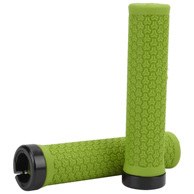 ZTTO Mountainbike Stuur Enkele Vergrendelings Handvatten Fiets Schokabsorberend Rubberen Handvatten Groen rood