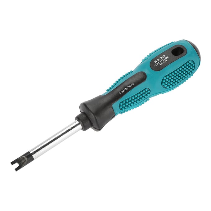 Lot de 4 tournevis magnétiques à fourche en U CRV, outil à main multifonctionnel blue