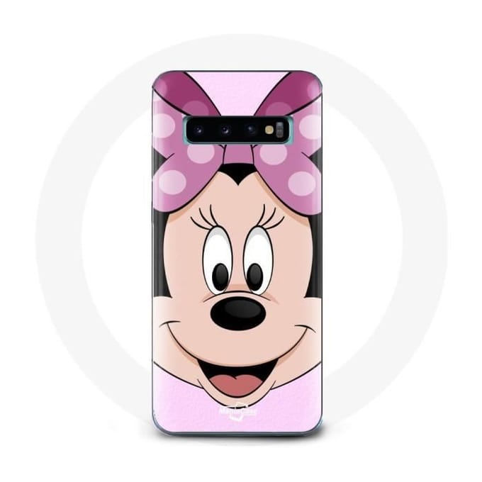 Coque - Minnie Mouse - Samsung Galaxy S10 Edge - Souple - Dessin animé - Rose rose