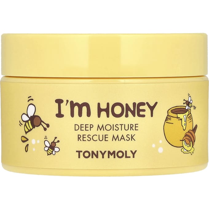 Ik ben Honey, Deep Moisture Rescue Beauty Mask, 100G(3.52Oz) white