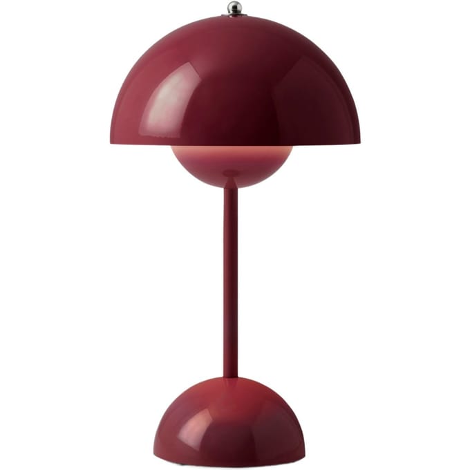 &Tradition Oplaadbare tafellamp Flowerpot VP9 - dark plum