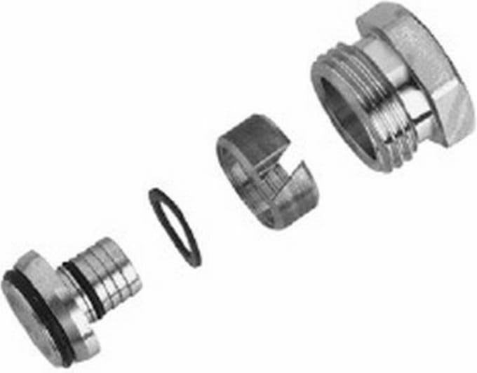 Danfoss knelset 1/2" x 16/2 mm ALU/PEX vernikkeld RA - 013G4176