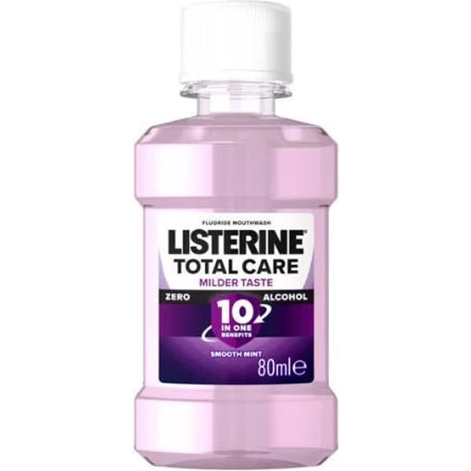 Listerine Mouthwash Milder Taste 80 ml