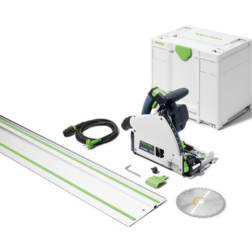Festool TS 60 KEBQ-Plus-FS Invalzaag Zaagdiepte 90° (max.) 60 mm Incl. dwarsbalk 1500 W