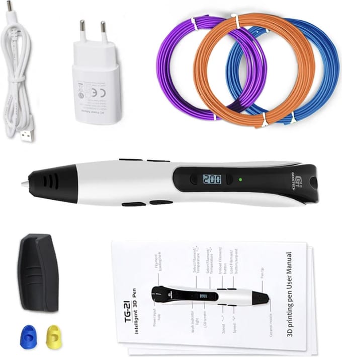 VORLOU - 3D pen-XXL- 3D Pen Tekening Pen Voor Kinderen Educatief -