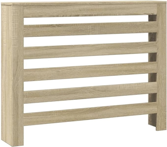 Radiatorombouw met Legplank 104x20x82 cm Sonoma Eikenhoutstijl