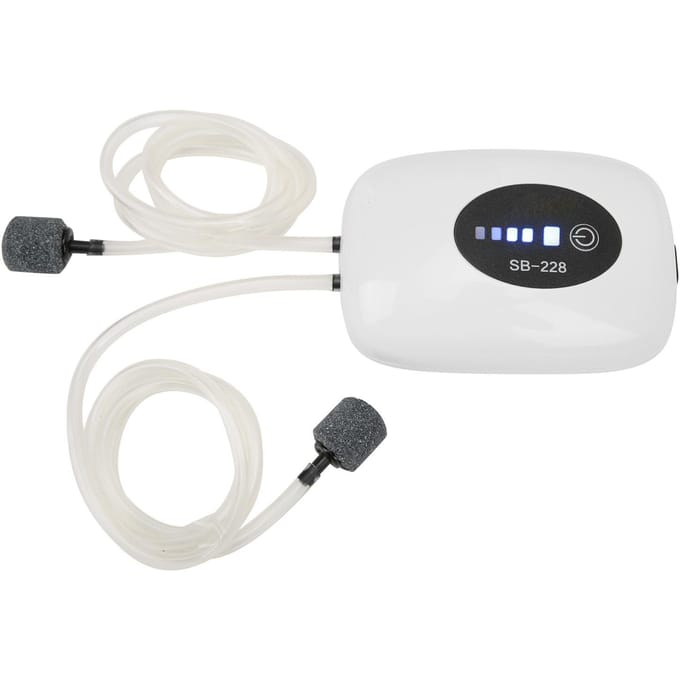 Zuurstofpomp met USB-kabel Oplaadbare Draagbare Stille Luchtpomp voor Aquarium Buitenvissen Type 2