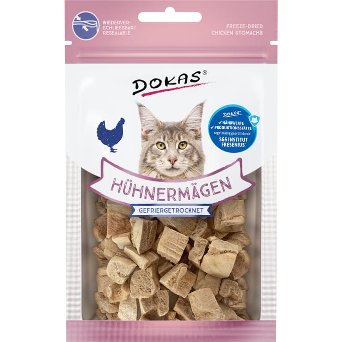 12 g Dokas Kippenmagen Vriesgedroogd Katten
