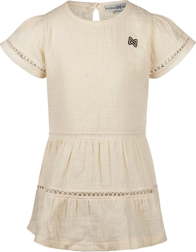 Koko Noko Meisjes Jurk - Off white