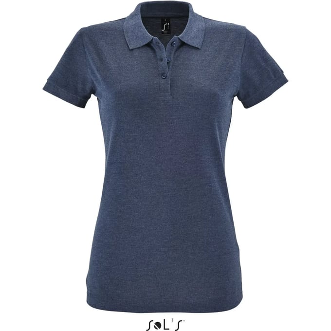SOL'S Women´s Polo Shirt Perfect L526 - Heather Denim - XL
