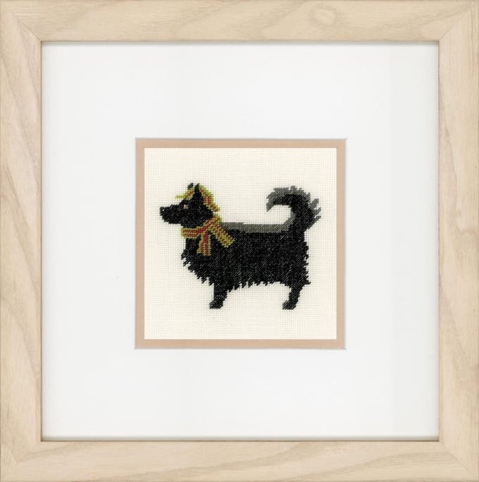 Telpakket kit Hondje met hoed  - Lanarte - PN-0148263