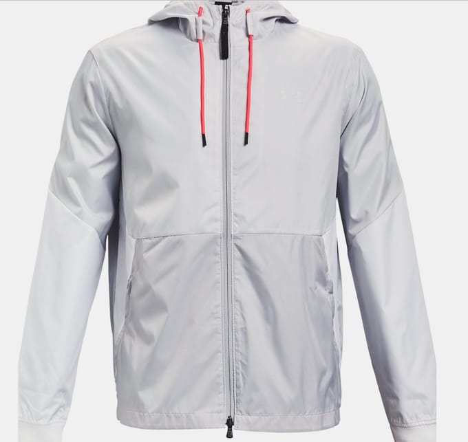 Under Armour Legacy Windbreaker Jack - Grijs - Maat S