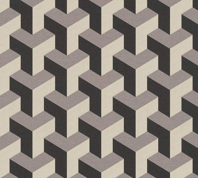 RETRO BEHANG | Geografisch - Beige Zwart - LivingWalls Daniel Hechter 7