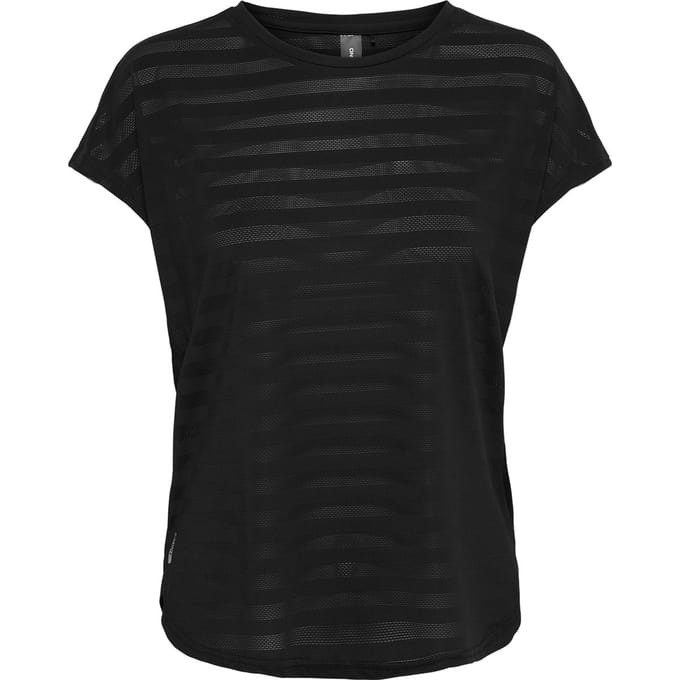ONLY PLAY - Maat XS - ONPANUR LOOSE SLIT TRAIN SS TEE Dames Sportshirt