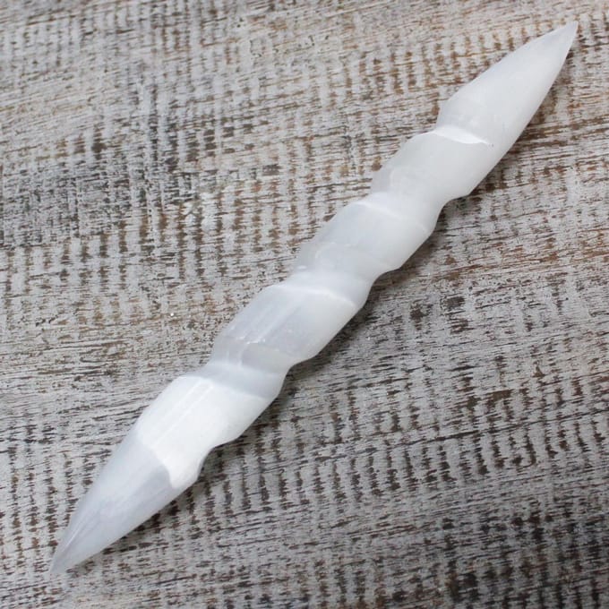 Seleniet spiraalstaven - 16 cm (punt aan beide uiteinden)