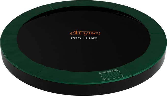 Avyna Trampoline FlatLevel Ø245 – Groen