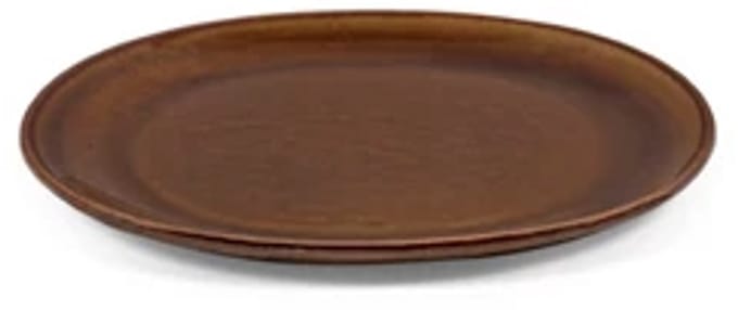 Serax Uncharted Out of Lines plat bord 22.5x21cm ocher