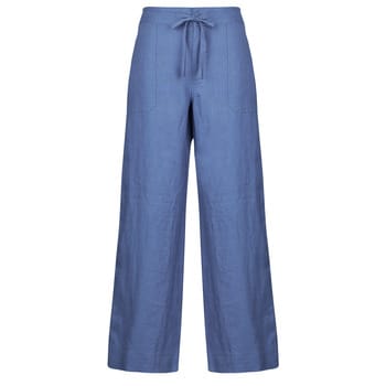 regular fit wijdte broek van puur linnen