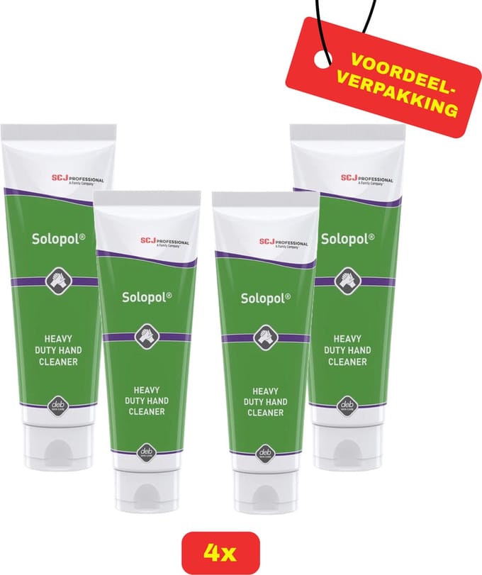 Solopol - Sterke Handreiniger - 4x 250ml - Voordeelverpakking