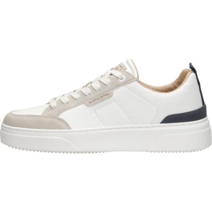 Bjorn Borg Breakpoint Sneakers Heren Schoenen mannen - Wit/Beige - Witte Sneaker - Maat 44