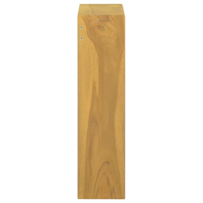 vidaXL - Spiegelkast - 30x10x40 - cm - massief - teakhout