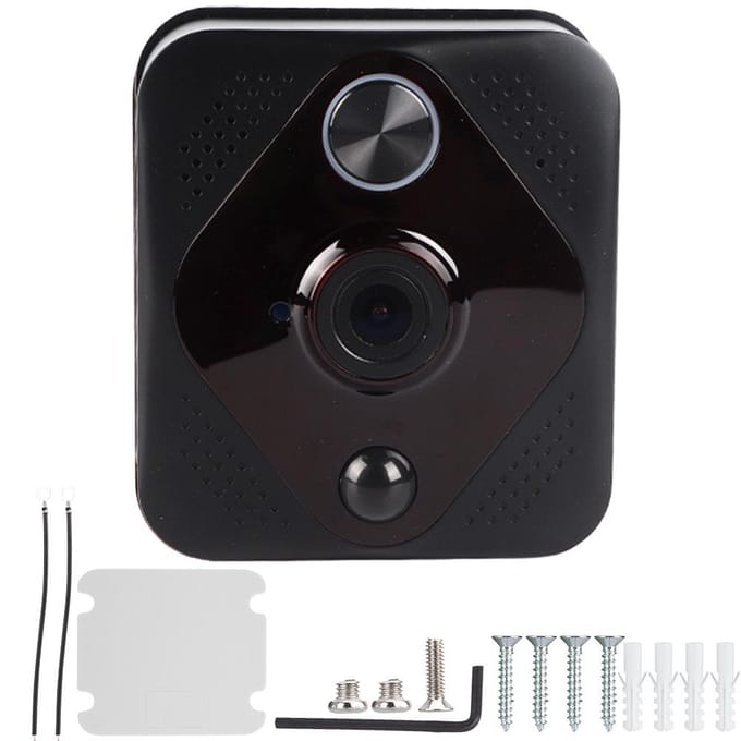 Sonnette de porte basse consommation avec caméra Sonnette Wifi intelligente