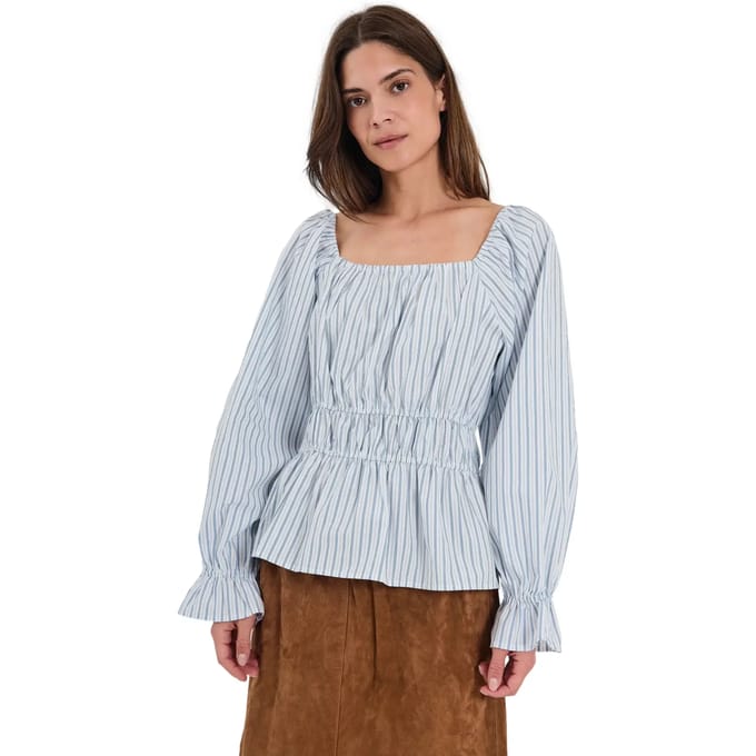 Damesblouse met lange mouwen Norr Alva