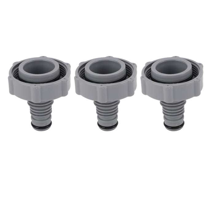 3 stuks Zwembad Afvoerstop Vervanging Voor P6H1419 Binnendraad 1,6 inch Binneninterface Buiten gray