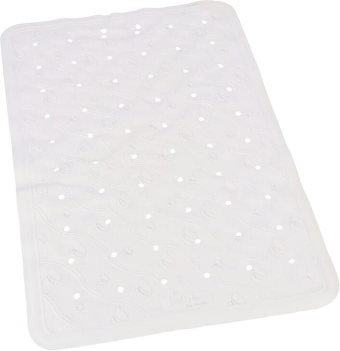 Gerimport Badmat - anti slip - wit - 36 x 57 cm - badkuip mat - badkamer