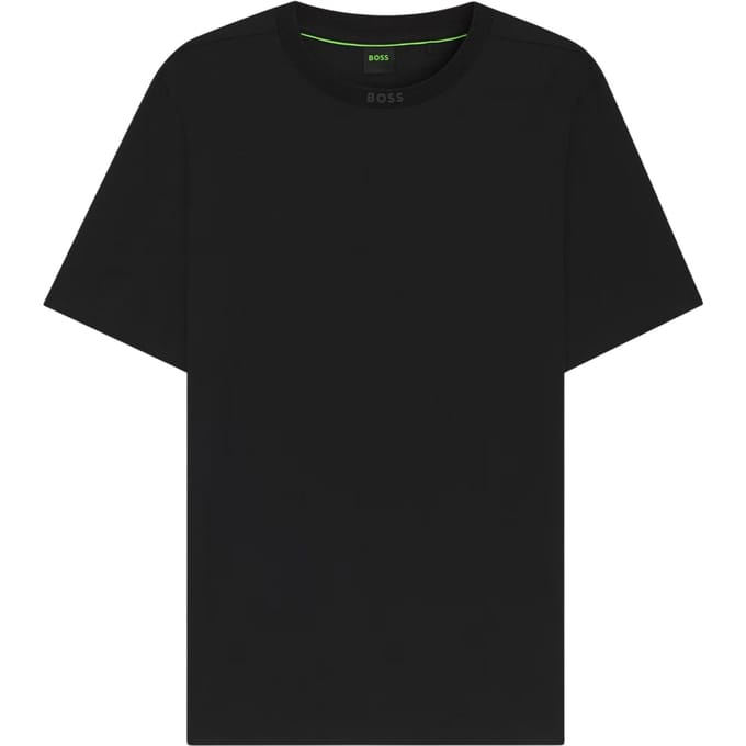 Boss Heren Crew Neck Regular T-shirt (Zwart)