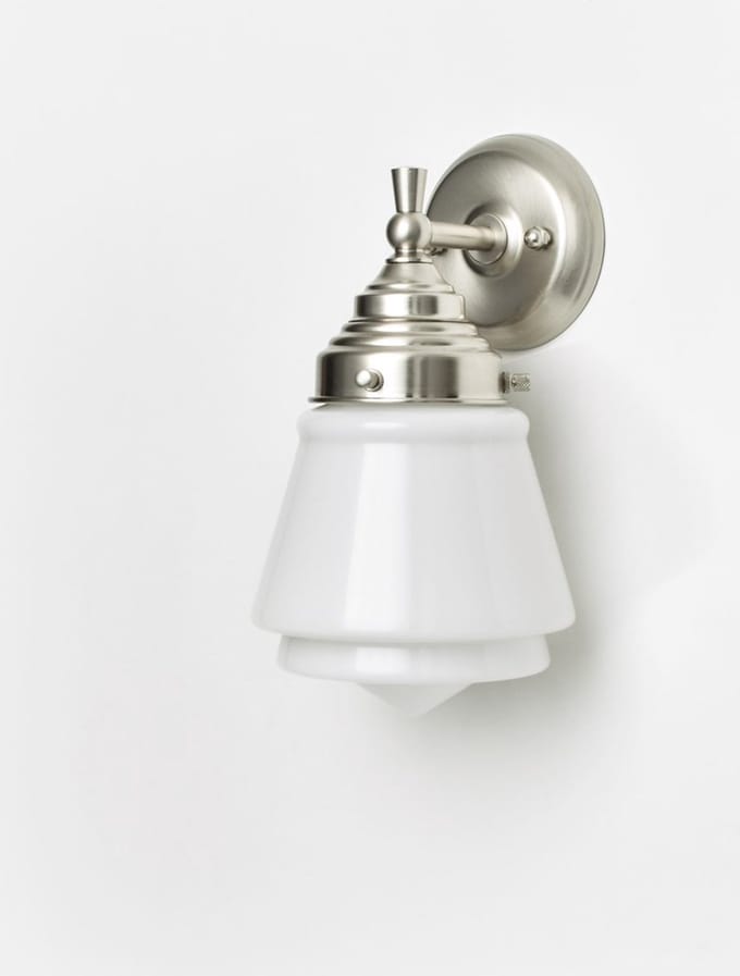 Wandlamp Komeet Royal Matnikkel - Art Deco Trade