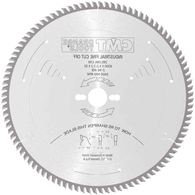 Cirkelzaagblad - Metaalzaagblad - Precisie Houtsnedes - Gehard Metaal - 300 mm Diameter - Edelstaal