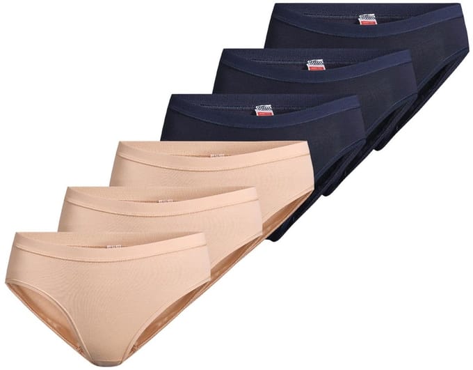 Conta Dames midi slip 6 pack Feinripp