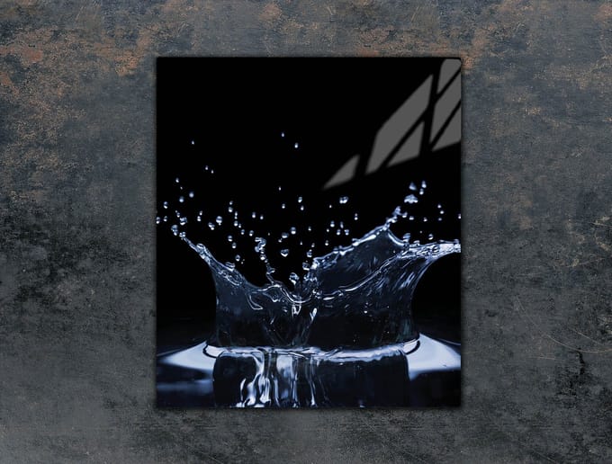 TMK ArtDeko - Snijplank - Glas - 45x52cm - Watermotief
