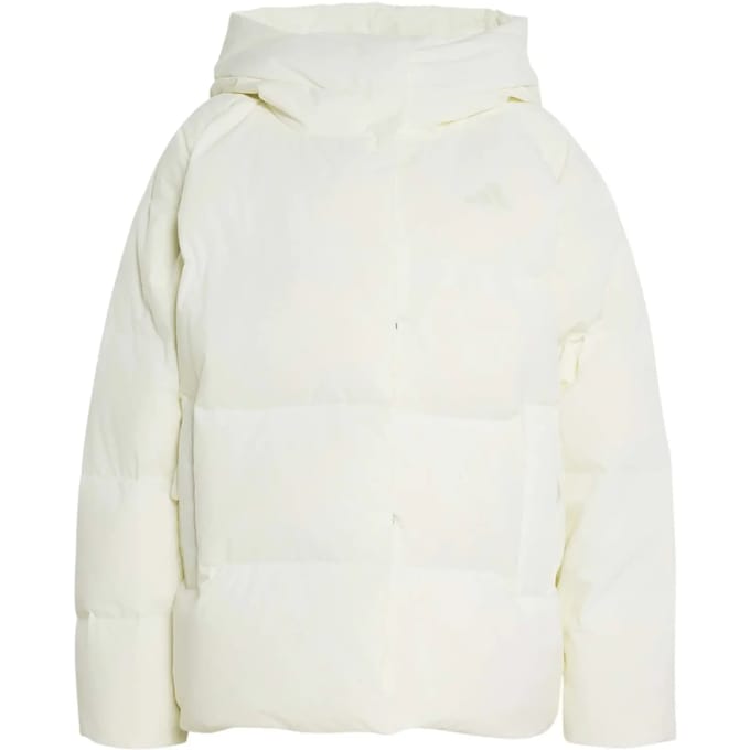 Adidas Sportswear Helionic Donzen Pufferjas Met Capuchon - Dames - Wit