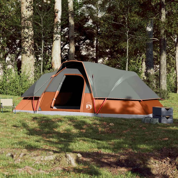 vidaXL - Koepeltent - 9-persoons - waterdicht - oranje