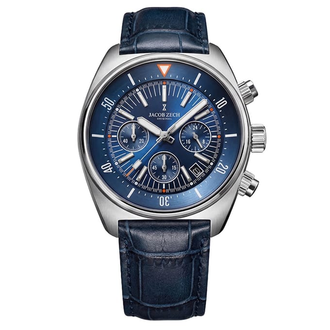 Jacob Zech - Heren Horloge Vienna - Zilver