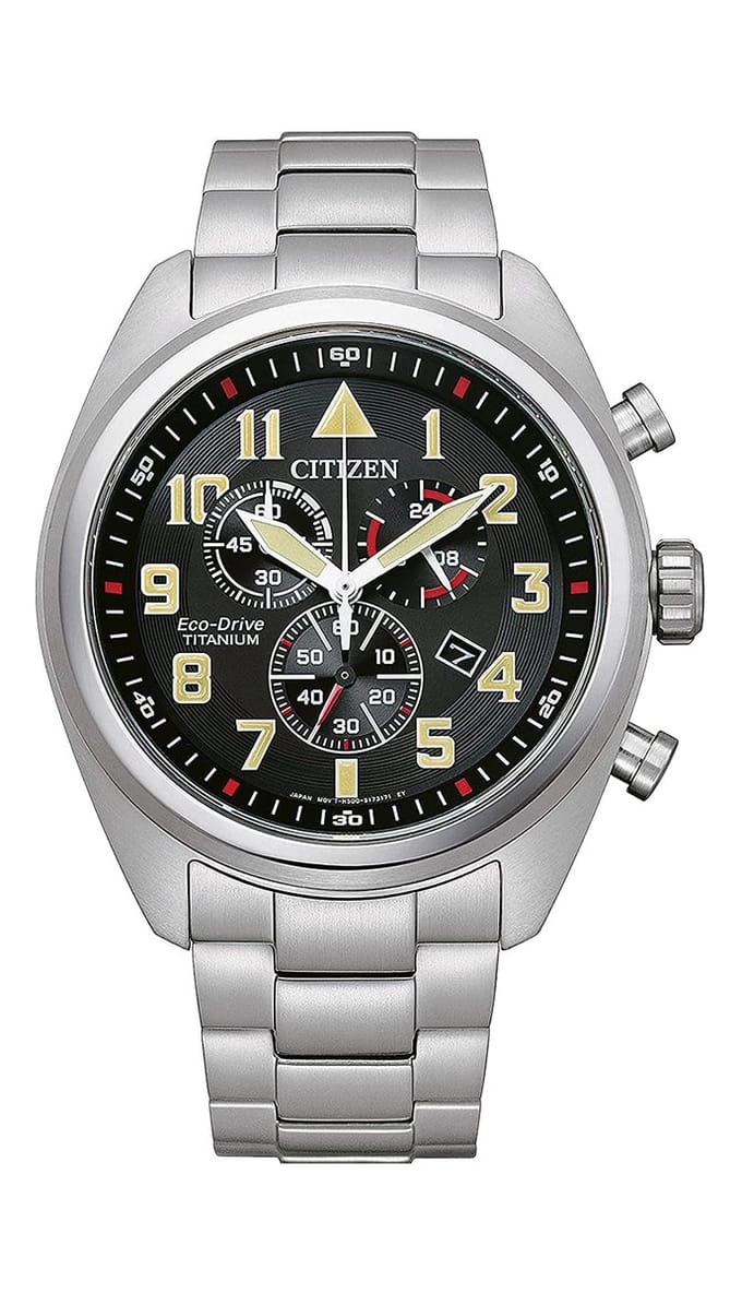 Citizen  AT2480-81E Horloge - Titanium - Zilverkleurig - Ø 43 mm