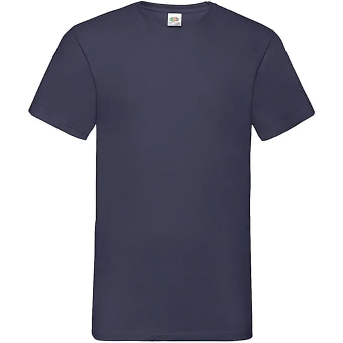V-hals T-shirt Fruit of the Loom Valueweight