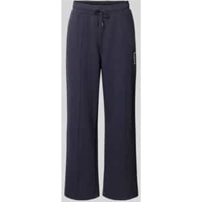Loose fit sweaterbroek van katoenmix model 'Tenn'