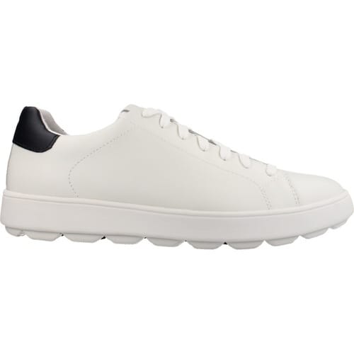 GEOX SPHERICA ECUB-1 HEREN Sneakers - WIT/MARINEBLAUW - Maat 39