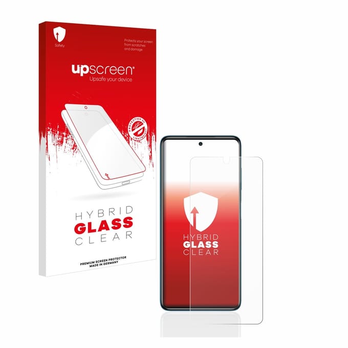 upscreen - Screenprotector voor Xiaomi Poco X3 NFC - Folie Beschermfolie Beschermglas transparant