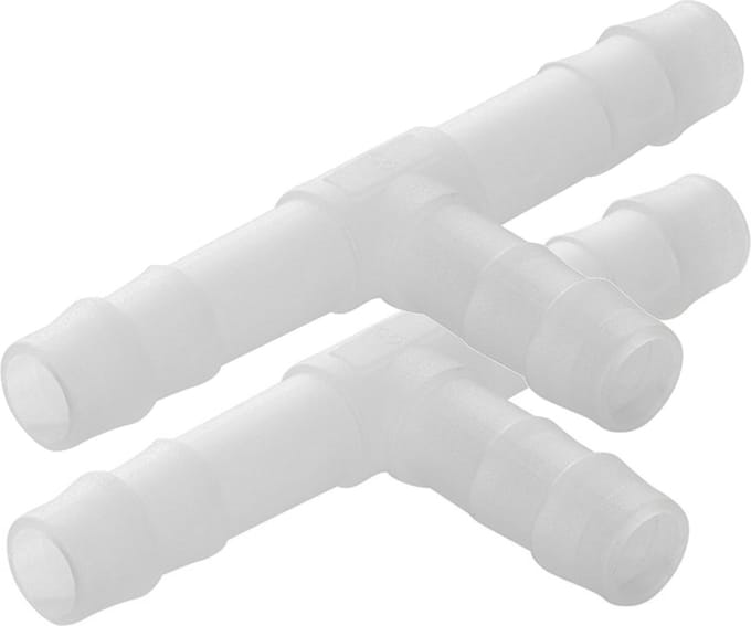 ProPlus Slangtule T-Stuk - Ø 8 mm - Temperatuurbestendig - 2 stuks