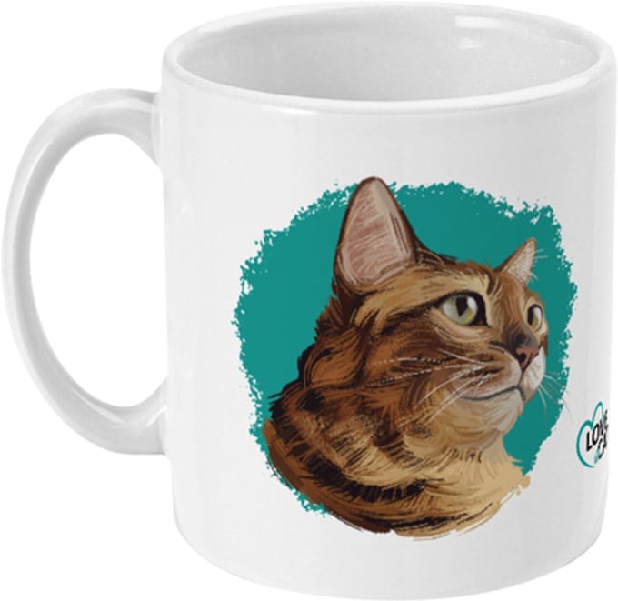 Mok Love Cats Toyger, 325ml